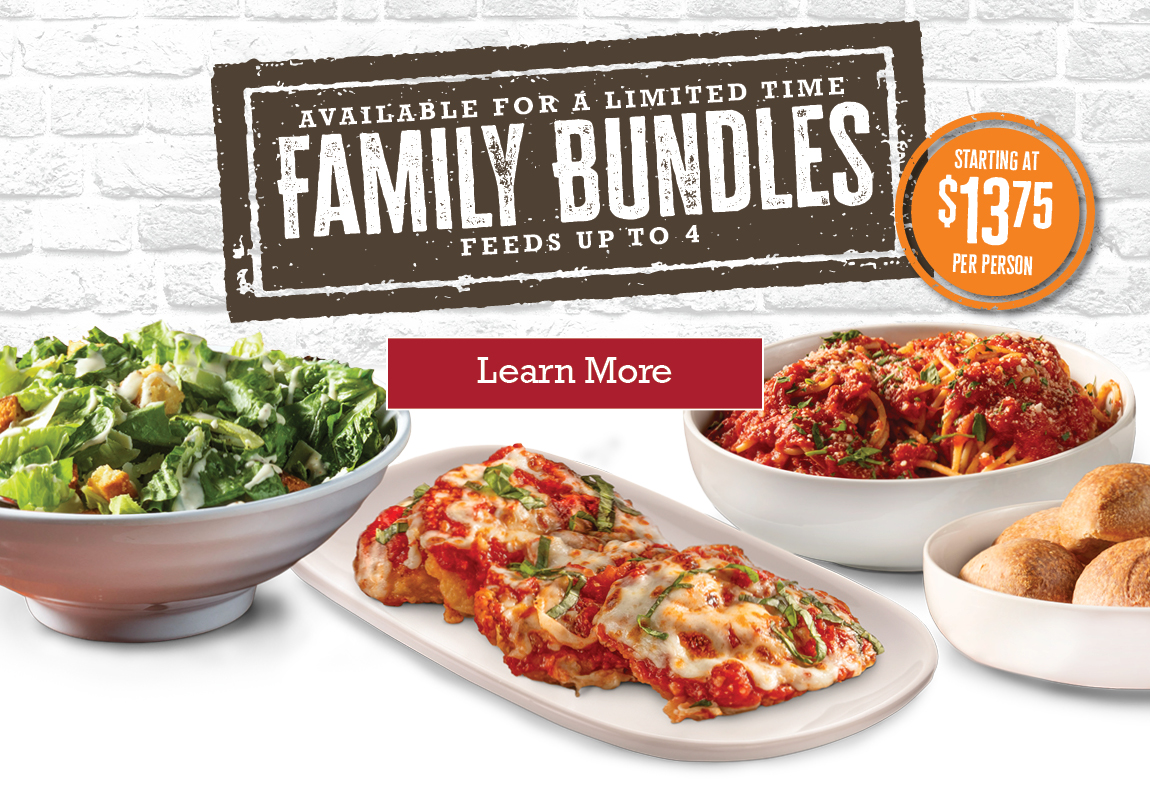 Family Bundles, available for a limited time. Click to learn more